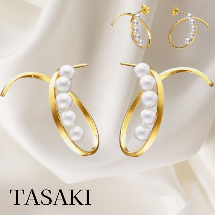 TASAKI】ア ファイン バランス イヤリング ピアス 国内買付 (TASAKI ...