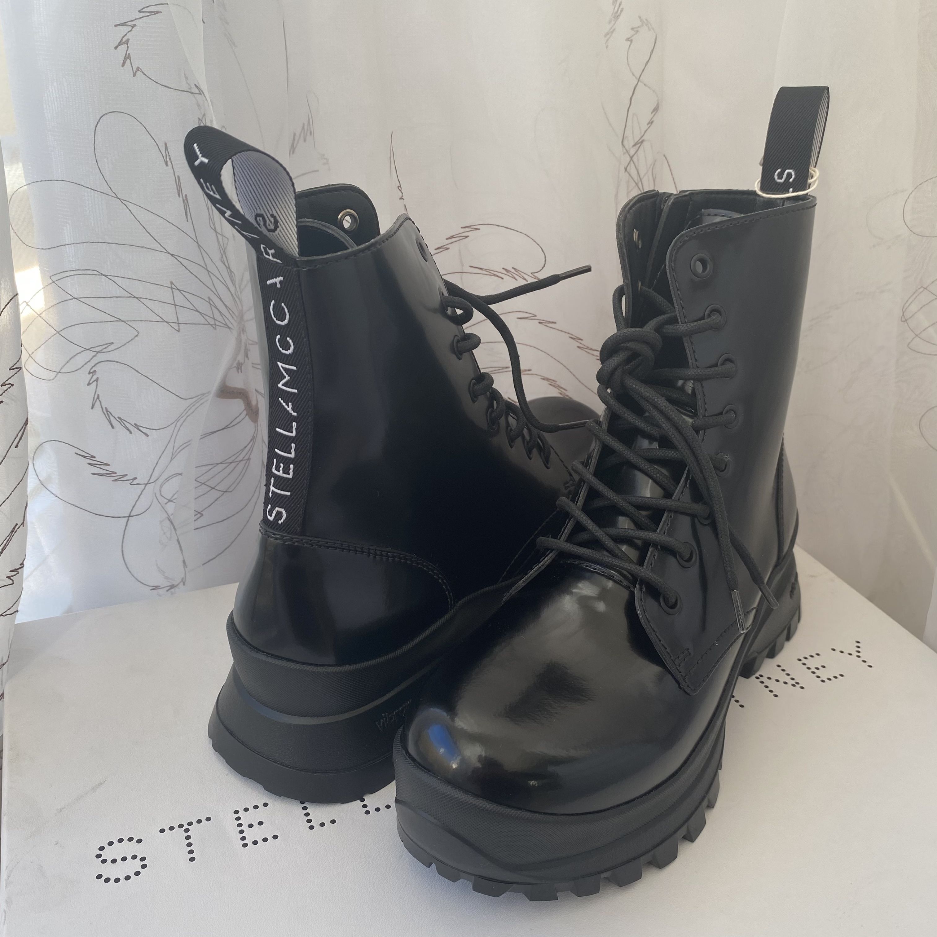 STELLA MCCARTNEY ステラマッカートニーショートブーツ 36 白