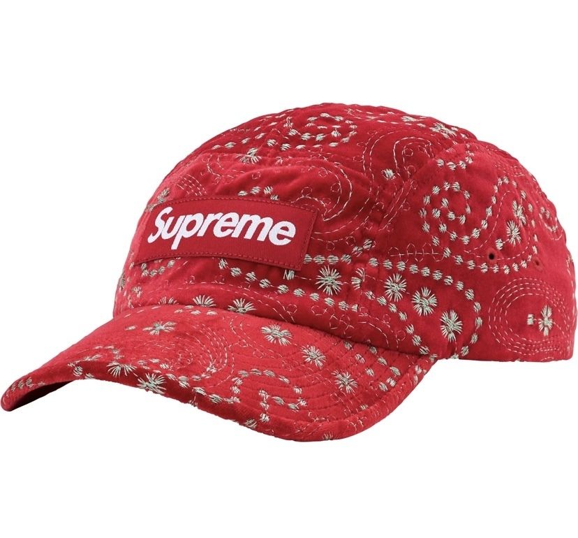 soldout! _ TBPR 2022秋冬 FW22-H02 PAISLEY VELOUR CAMP CAP