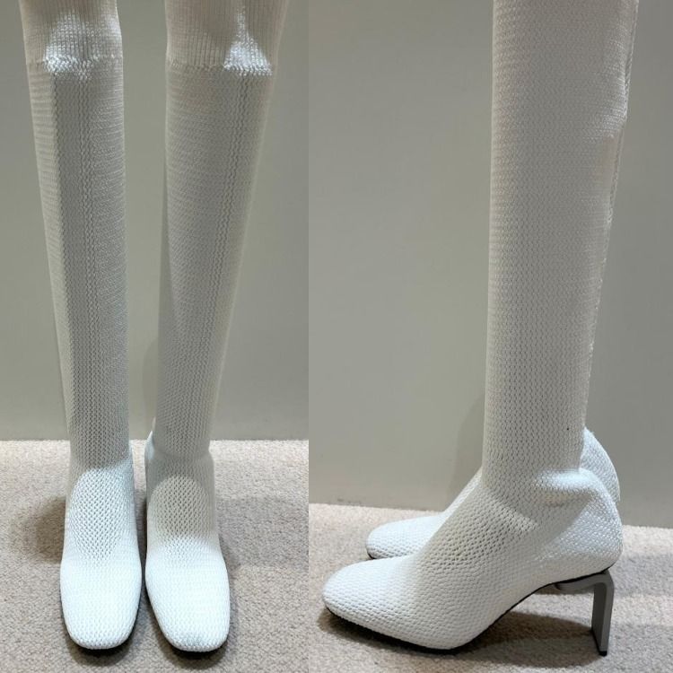 期間限定VIPセール○Jil Sander○ホワイト ロングブーツ (Jil