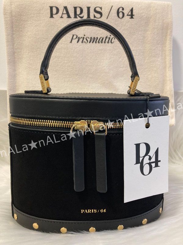 PARIS/64 Prismatic レザー ハンド ショルダーバッグ スエード