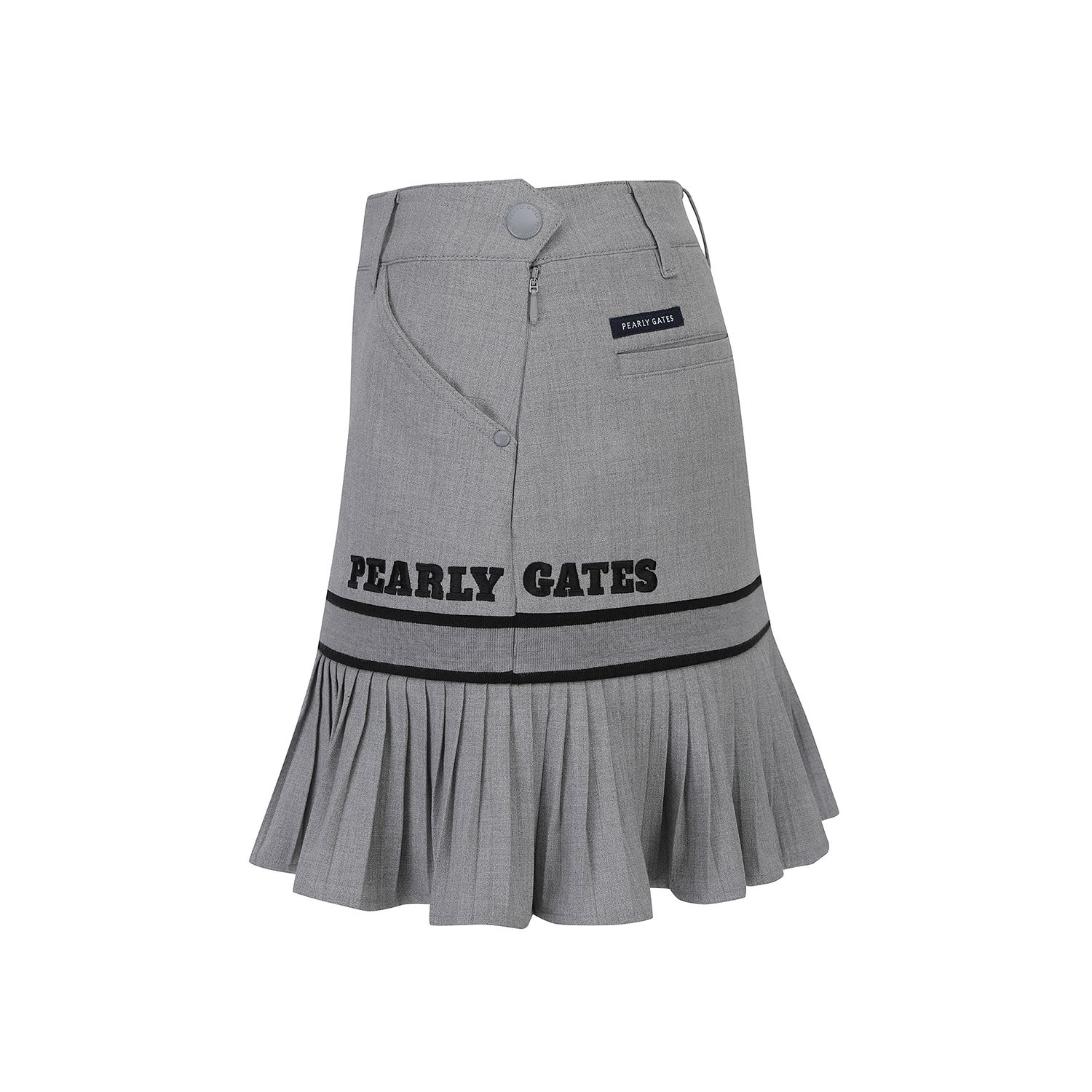 PEARLY GATES□レディース ヘムロゴ キュロット スカート