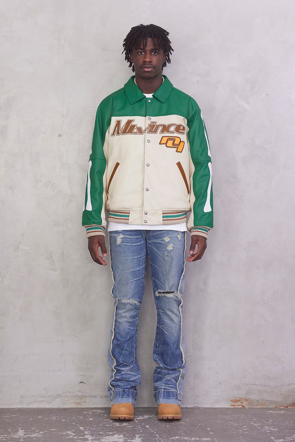 MLVINCE】メルヴィンス 新鋭ブランド♪AVIREX LEATHER JACKET