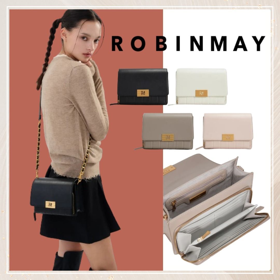 追跡有★ROBINMAY カードの入る ショルダーバッグ C362 追跡有☆ROBINMAY カードの入る ショルダーバッグ C362