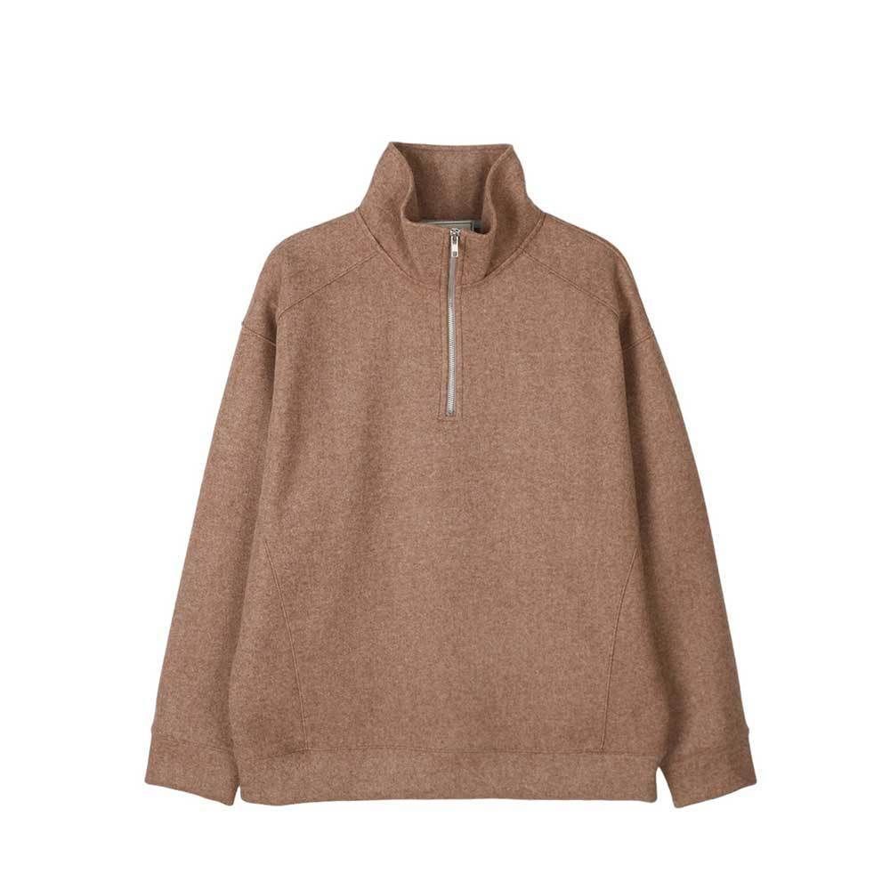 スウェット・トレーナー Cozy High Neck Zip Up T (4color) Cozy High Neck Zip Up T (4color) (ASCLO/スウェット