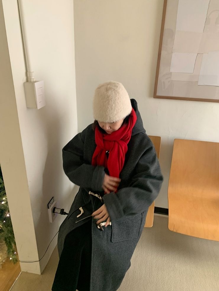 BAON】[unisex] Ruoi quilted hood duffel long coat (BAON