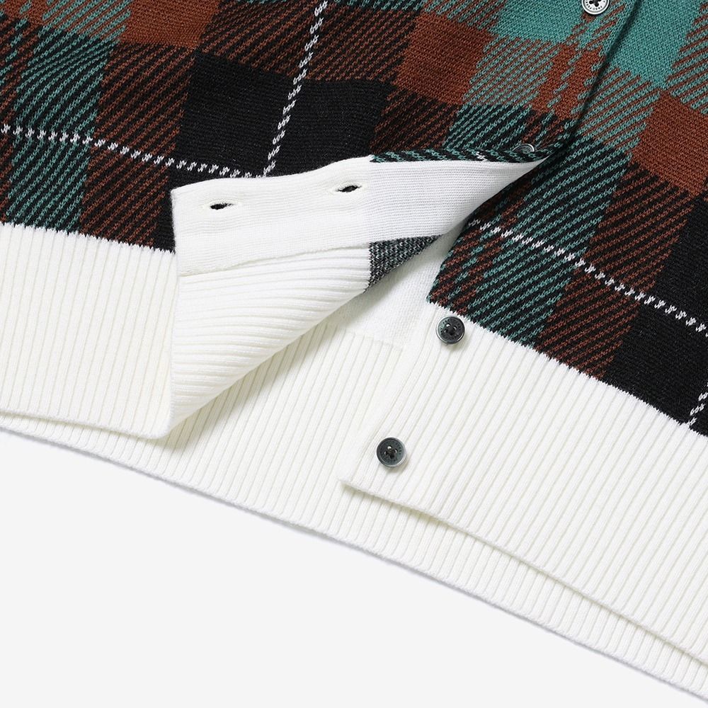 ☆送料・関税込☆FRED PERRY☆JP Tartan Jacquard Cardigan