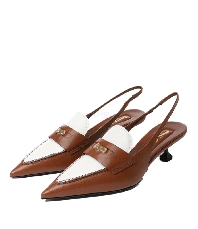 Miu Miu｜FLAT SHOES/LOAFERS (5D901D 276 F031W) (MiuMiu