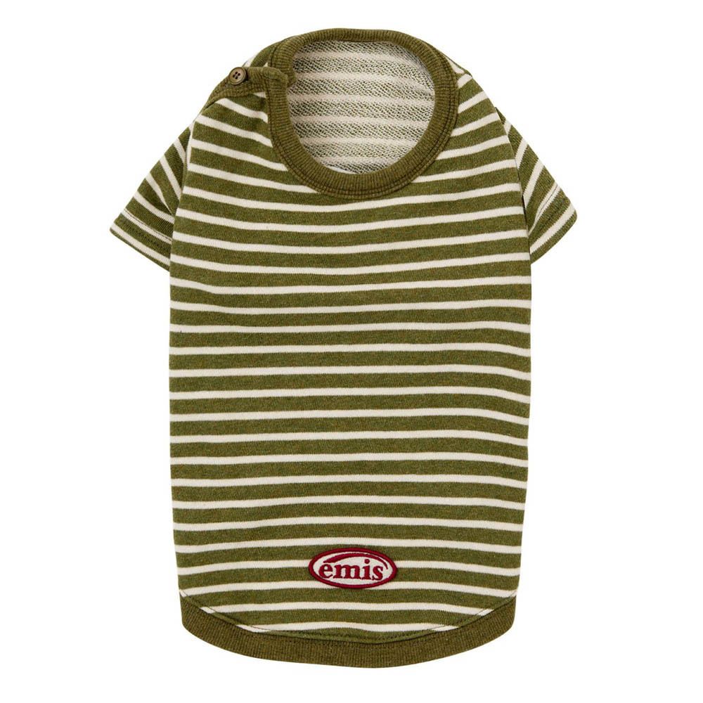 EMIS】PET BUTTON SWEAT TEE☆韓国☆Tシャツ ドッグウェア (EMIS