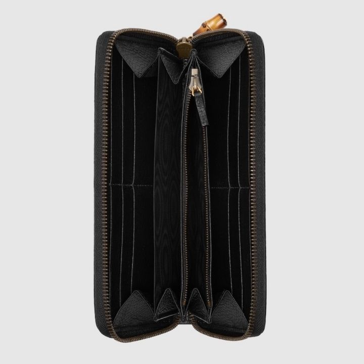 【即納】GUCCI グッチ バンブー付き ジップ アラウンド 長財布 即納】GUCCI グッチ バンブー付き ジップ アラウンド 長財布