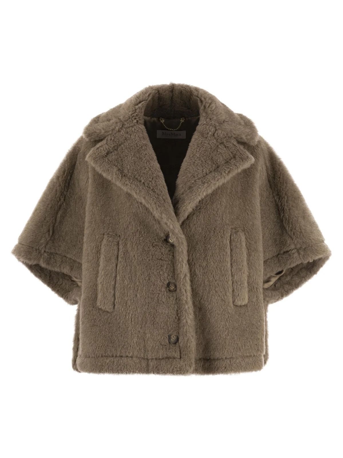【関税送料込】MAX MARA ALEGGIO テディベア ケープ 関税送料込 Max Mara Aleggio Teddy テディベア ショートケープ