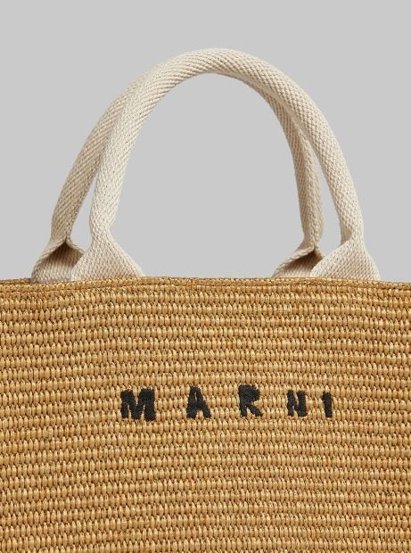 VIPSALE★【MARNI】ナチュラル トートバッグスモール VIPSALE☆【MARNI】ナチュラル トートバッグスモール (MARNI