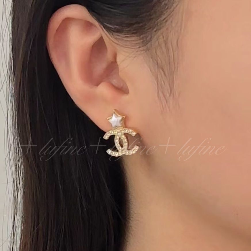 激安大特価！ 星型のパールと煌めくCCが可愛いすぎる♡】CHANEL ピアス アクセサリー