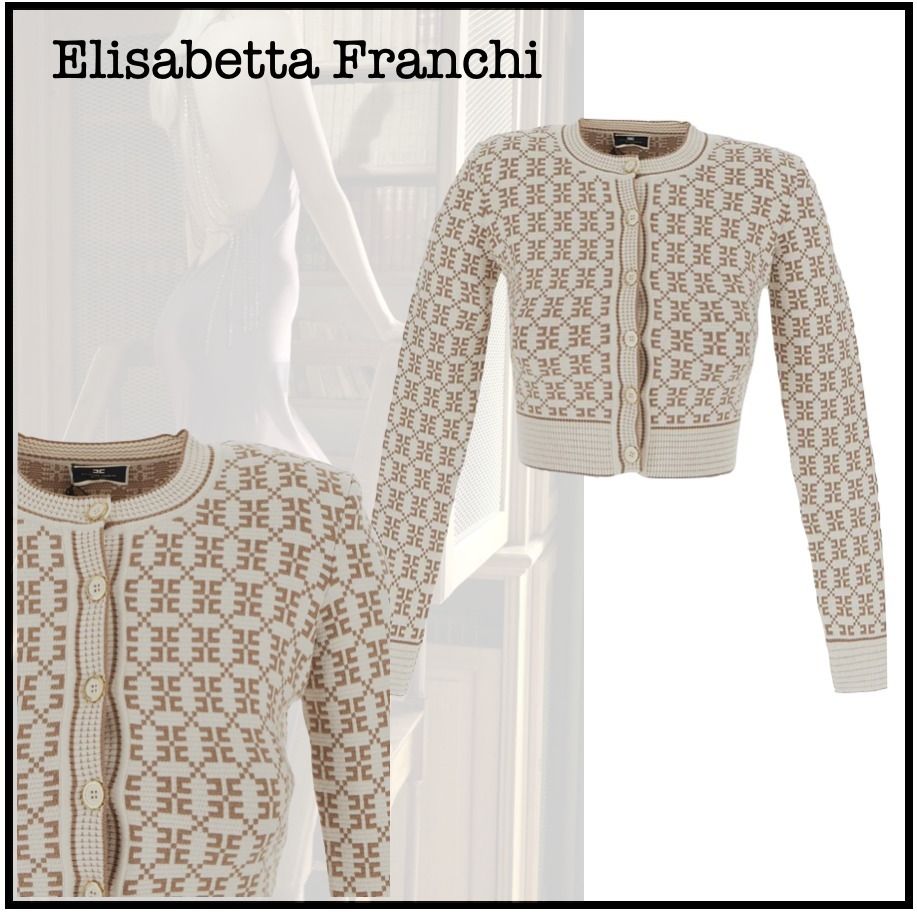 インポート・海外人気ブランド 送料・関税込！Elisabetta Franchi カーディガン cardigan カーディガン