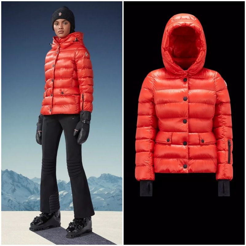 MONCLER】ARMONIQUESショートダウンジャケット ナイロン ロゴ