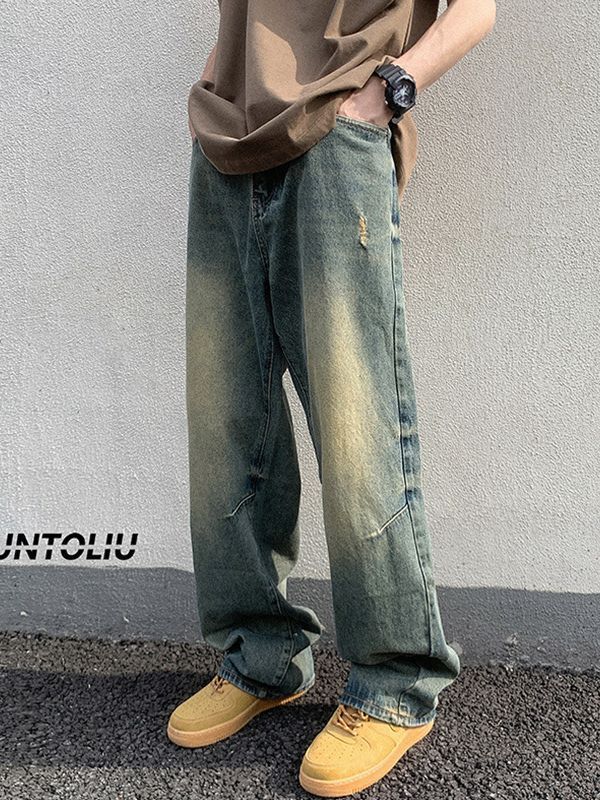デニム ウォッシュ加工 パンツ ルーズ ヴィンテージ ジーンズ 5 楽天市場】【セール／10%OFF】EDWIN エドウィン 505ZX ルーズ