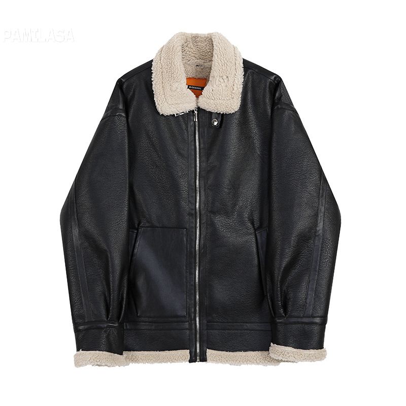 ショート ジャケット ボア 革ジャン レザージャケット バイク