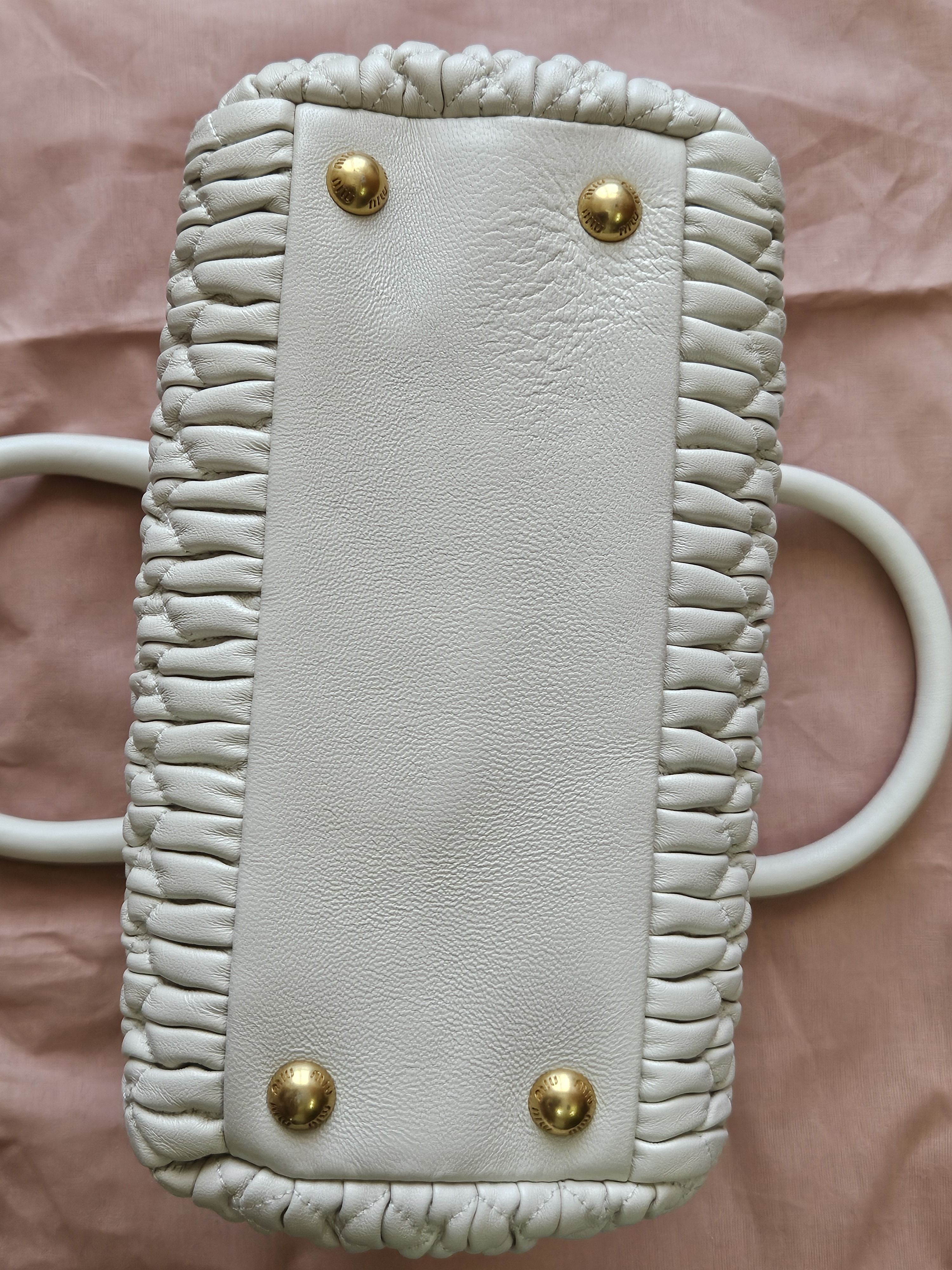 miumiuナッパクリスタル♪ミニトートバッグ2way♪ピンク 白 org.jpg