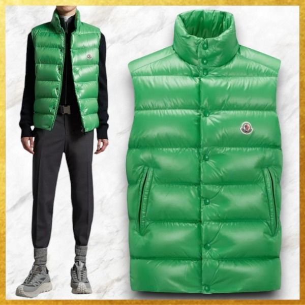 超希少 秋冬の定番 大人気 MONCLER TIBB ダウンベスト グリーン