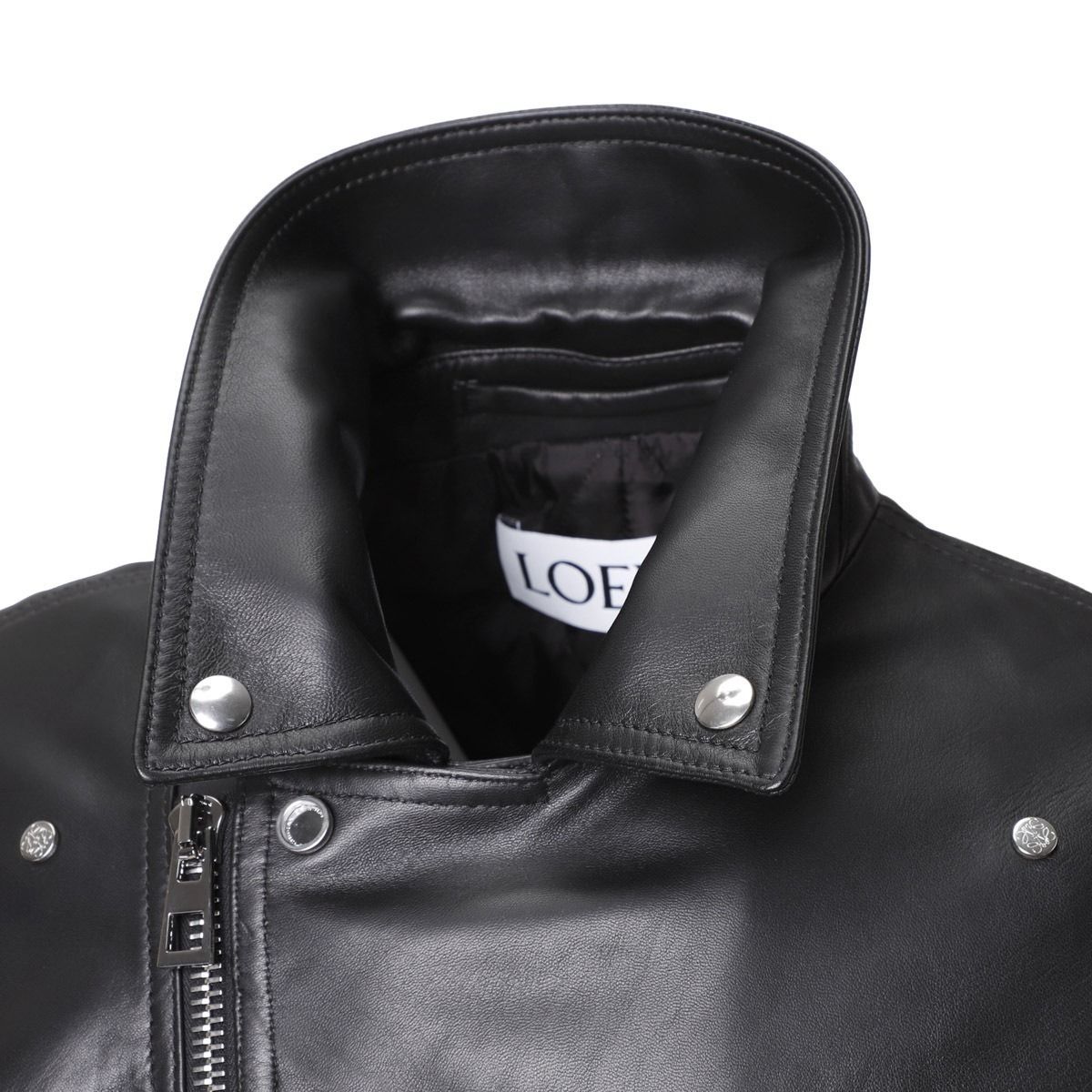 LOEWE レザー バイカー ジャケット (LOEWE/レザージャケット