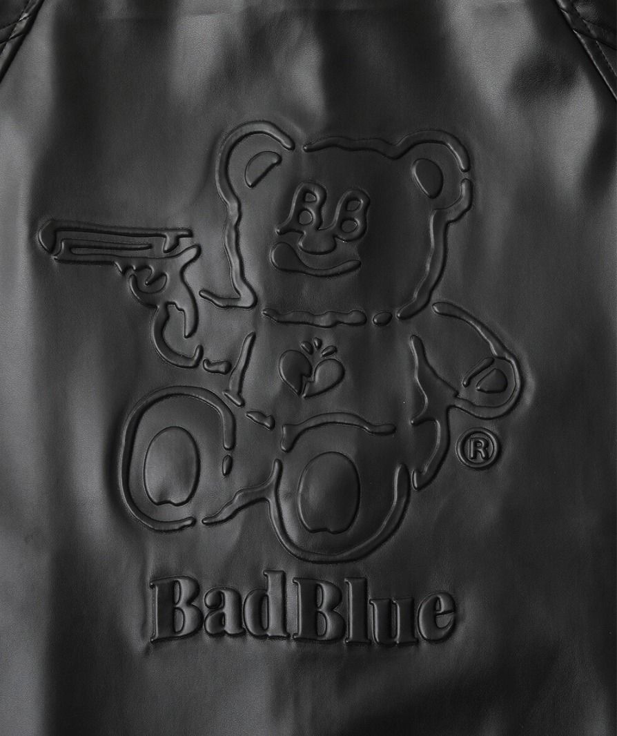 ☆韓国の人気☆【Bad Blue】☆BadBear Vegan Leather Jacke.t