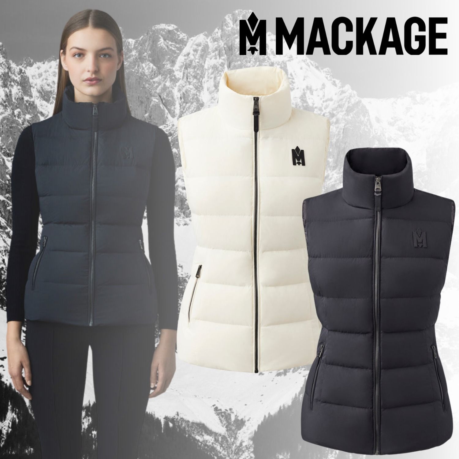 MACKAGE マッカージュ Gisela ストレッチ ライトダウンベスト MACKAGE マッカージュ Gisela ストレッチ ライトダウンベスト