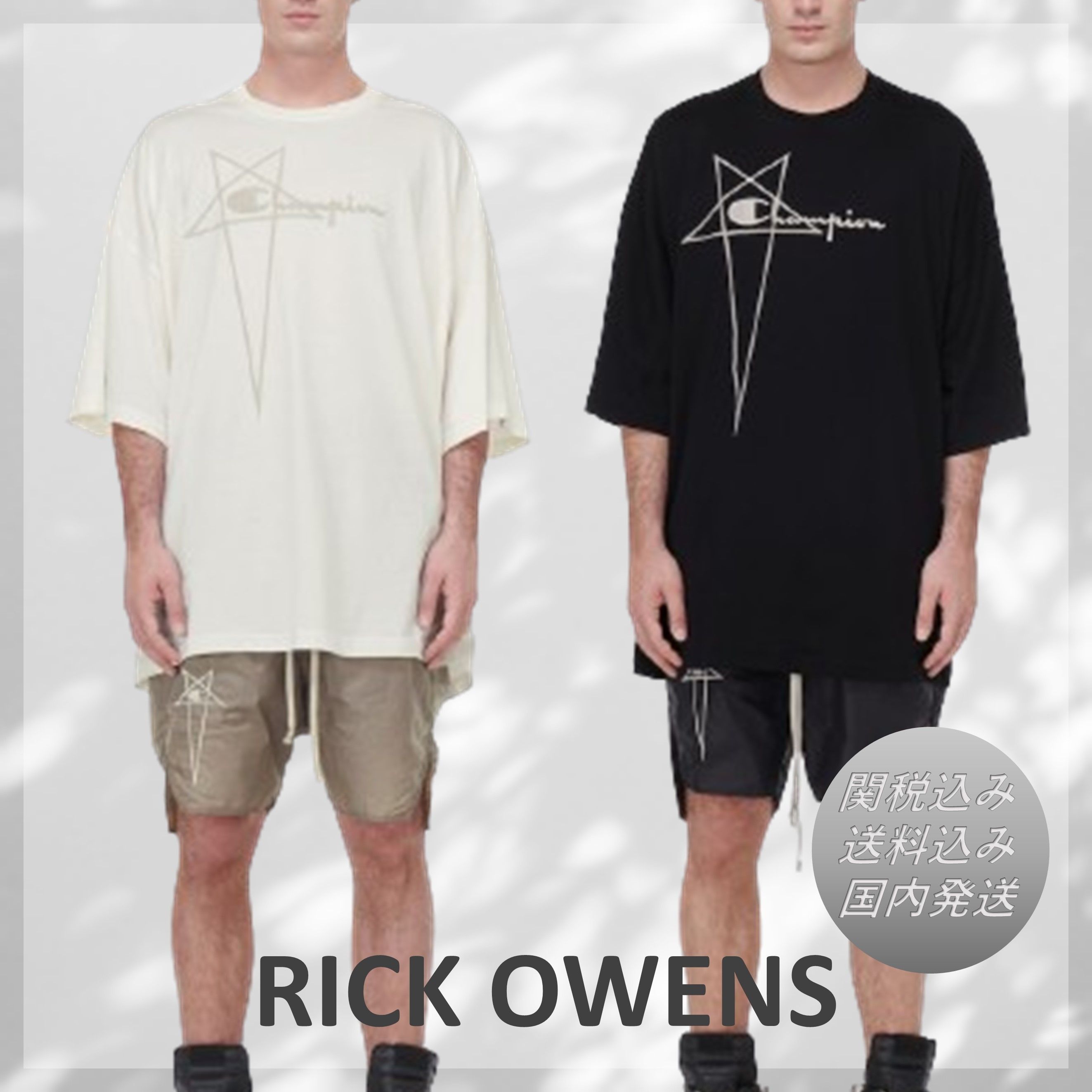 【関税込】Rick Owens リックオウエンス コットンTシャツ 楽天市場】リックオウエンス（サイズ（S/M/L）S）（Tシャツ