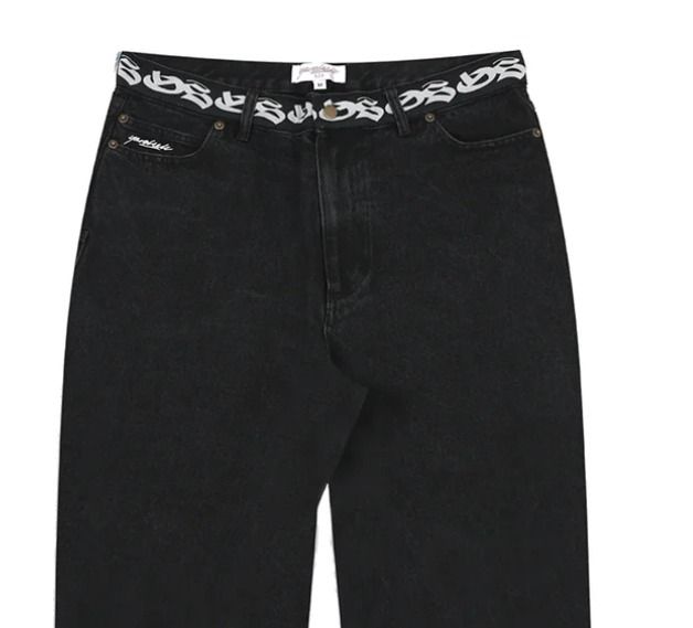 YARDSALE】ヤードセール BOSS TROUSERS ブラック (yardsale/デニム YARDSALE】ヤードセール BOSS TROUSERS ブラック (yardsale/デニム