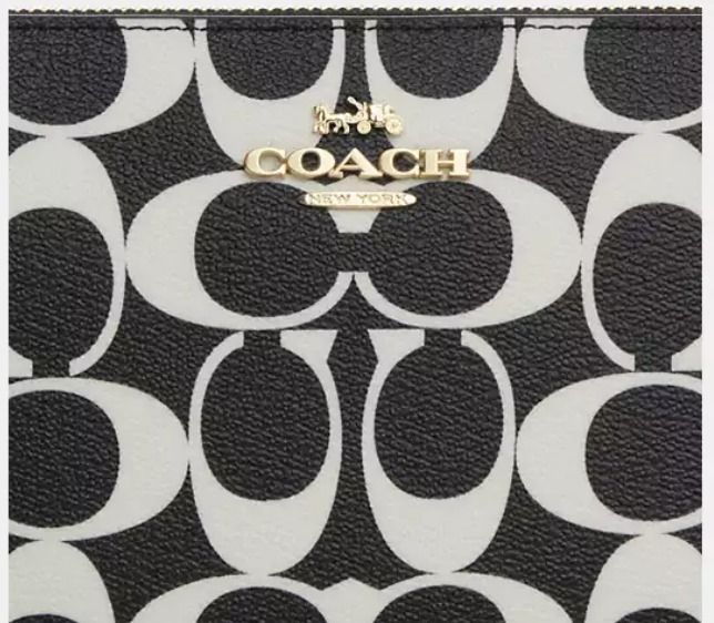 モノトーン【COACH】コーナージップリストレット ストラップ付 モノトーン【COACH】コーナージップリストレット ストラップ付