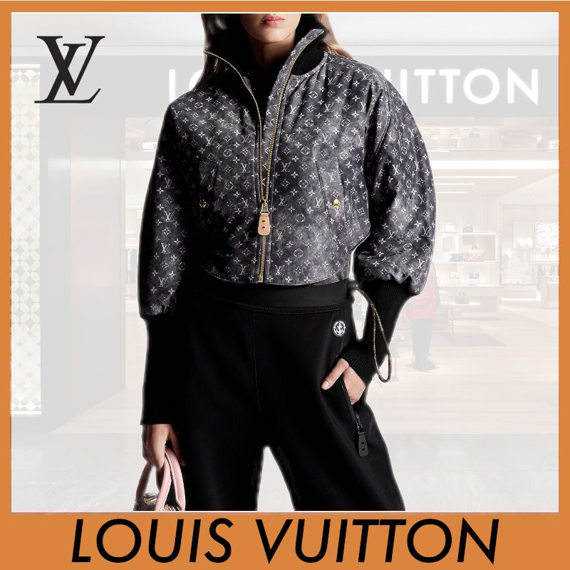 Louis Vuitton すぐ届く モノグラムクラウドボンバージャケット Louis Vuitton すぐ届く モノグラムクラウドボンバージャケット