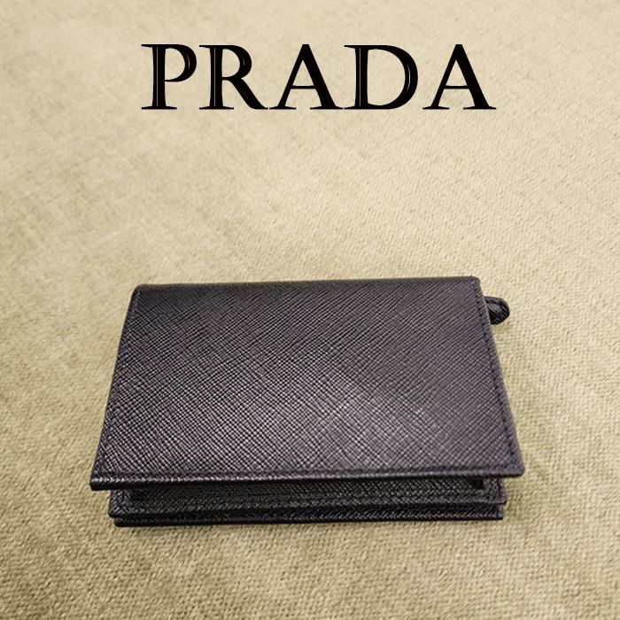 【PRADA】スモール サフィアーノレザー ジッパーウォレット PRADA プラダ サフィアーノ レザー スモール ウォレット (PRADA