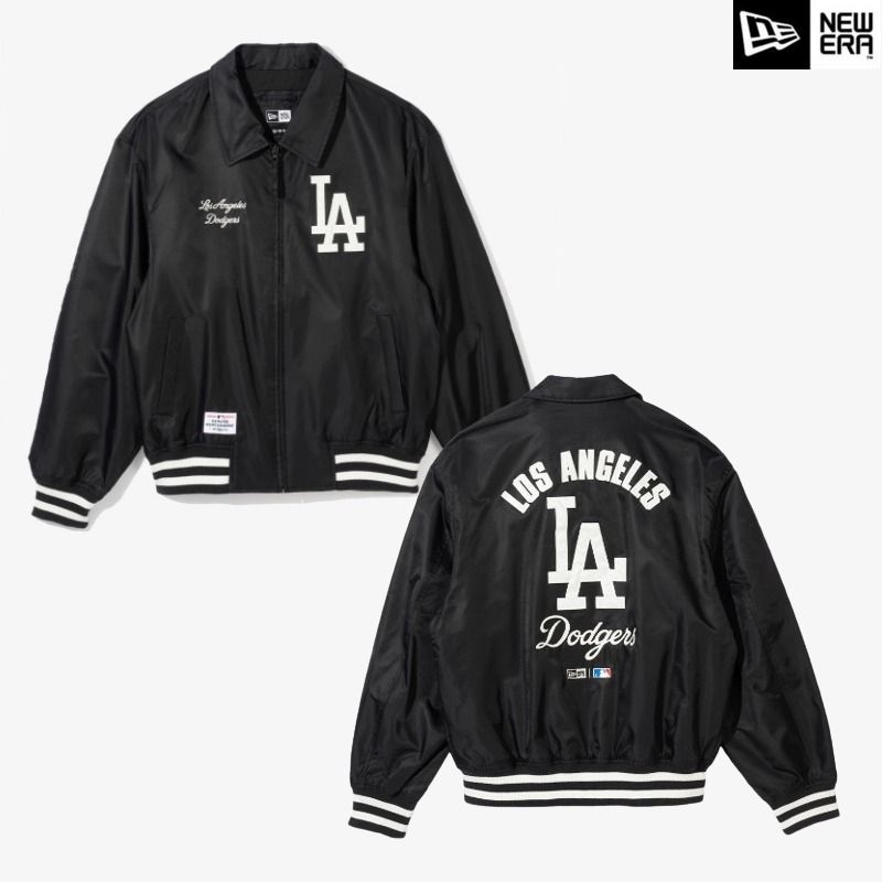 Newera】MLB COLLAR NYLON JACKET 2024 LAドジャース 送料無料 (New