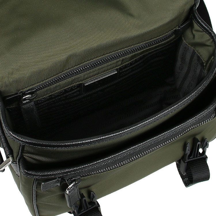PRADA 23AW Re Nylon 三角ロゴ ポーチ付き ショルダー/斜めかけ