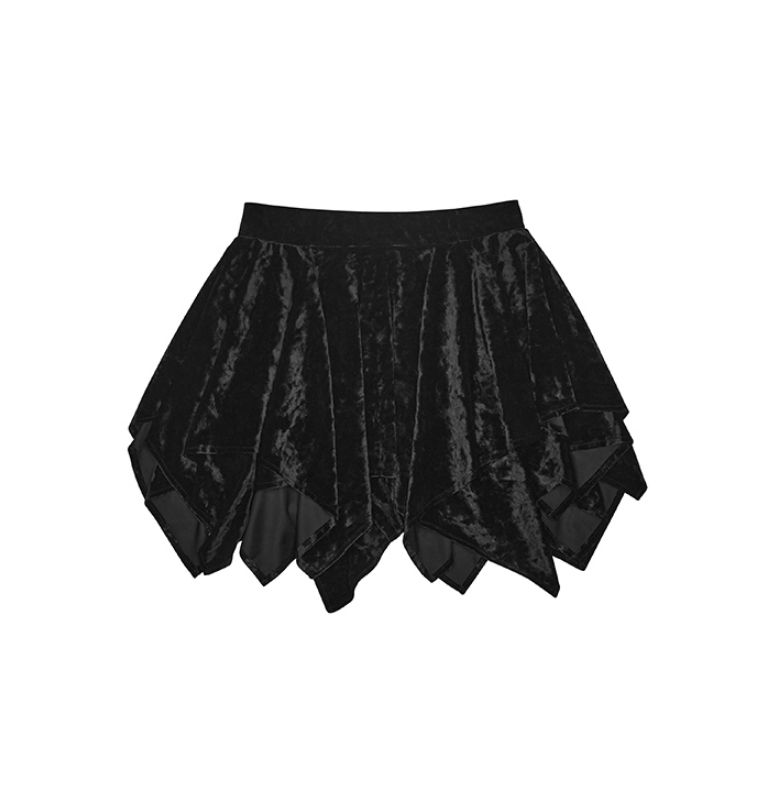 ★LUV IS TRUE ★ AM VELVET SKIRT LUV IS TRUE]☆AM VELVET SKIRT (LUV IS TRUE/ミニスカート