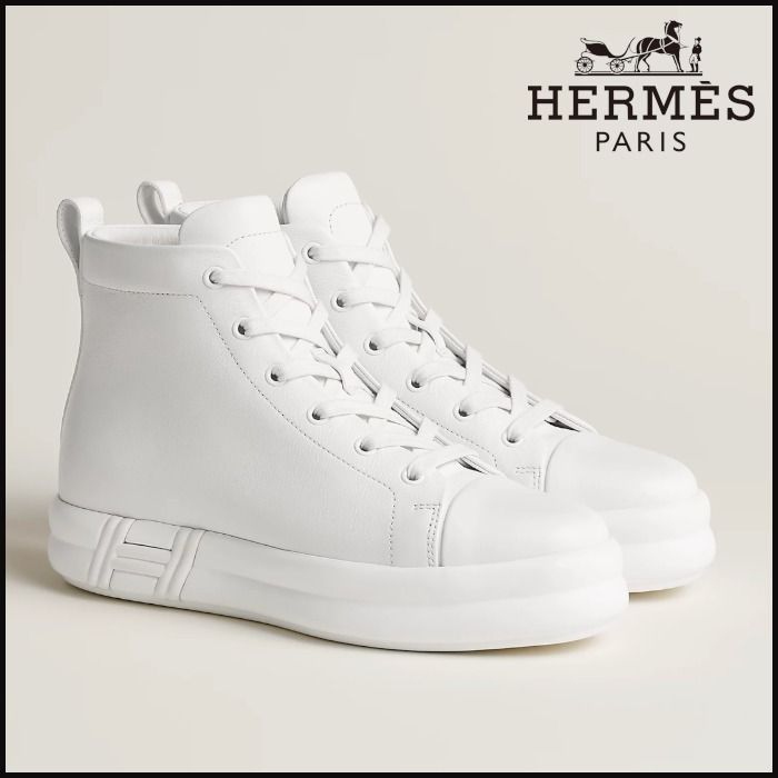 ■厚底でフォルムが可愛い【 HERMES 】スニーカー Happy □厚底でフォルムが可愛い【 HERMES 】スニーカー Happiness