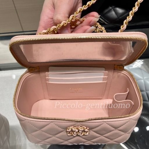 【エレガント/おしゃれ♪】CHANEL バニティバッグ 大人エレガントなピンク♪】CHANEL シャネル バニティバッグ