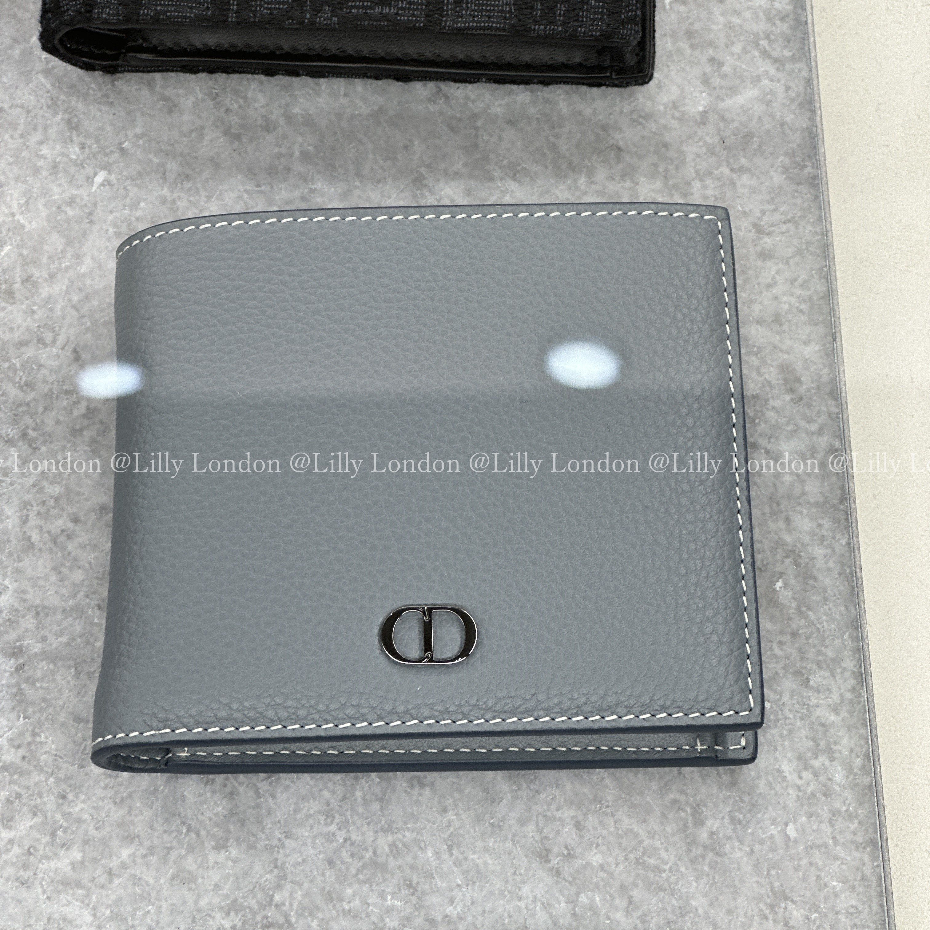 Dior ディオール CD Icon 小銭入れ付き 二つ折り財布 (Dior