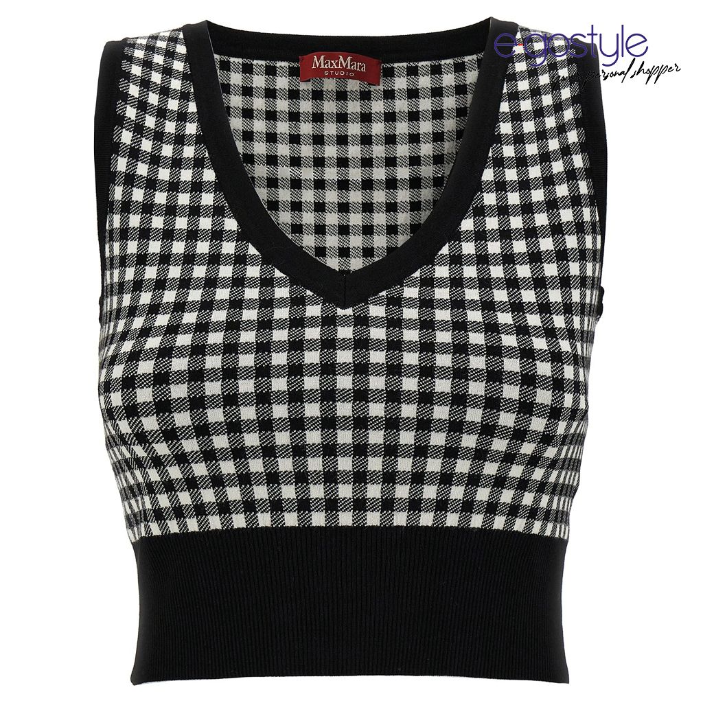 【国内在庫】 MAXMARA STUDIO 春夏ニットジレ マックスマーラ トップス