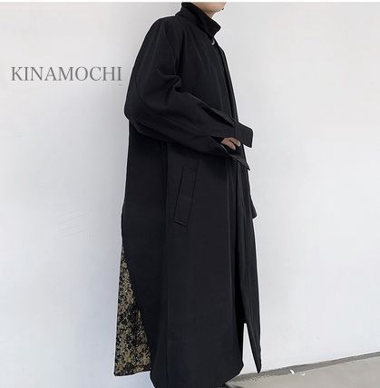 ロングコート スタイリッシュ バックプリント メンズ クール ロングコート メンズ クール スタイリッシュ バックプリント