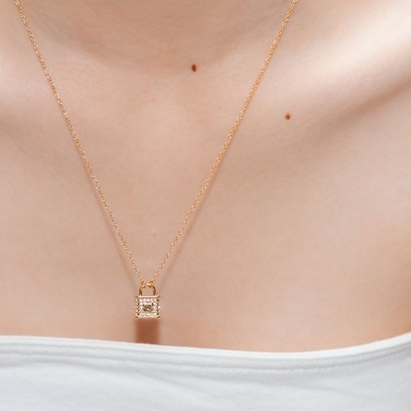 ★VINTAGE HOLLYWOOD★ Porte Love Lock Necklace VINTAGE HOLLYWOOD】Porte Love Lock Necklace☆送料・関税込