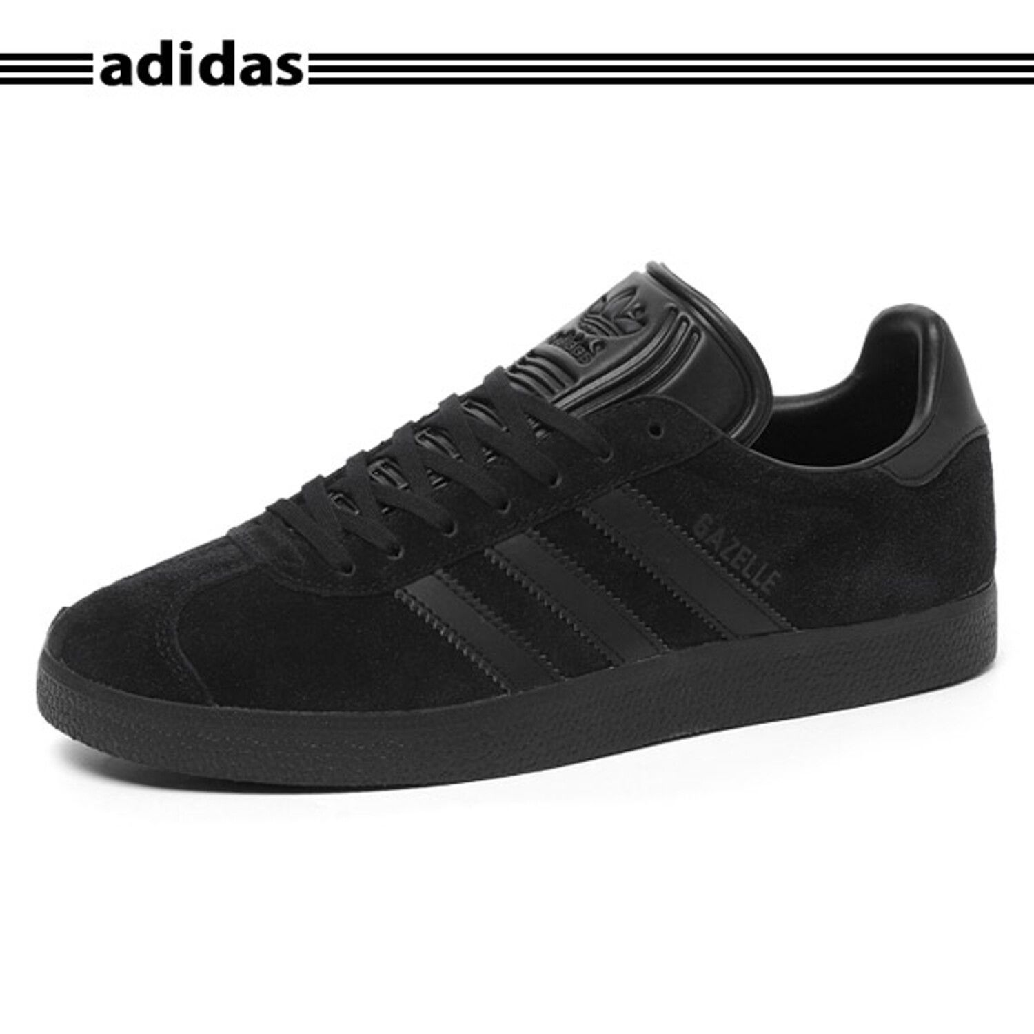 ☆ADIDAS☆ガゼルスニーカーコアトリプルブラックオールガム (adidas