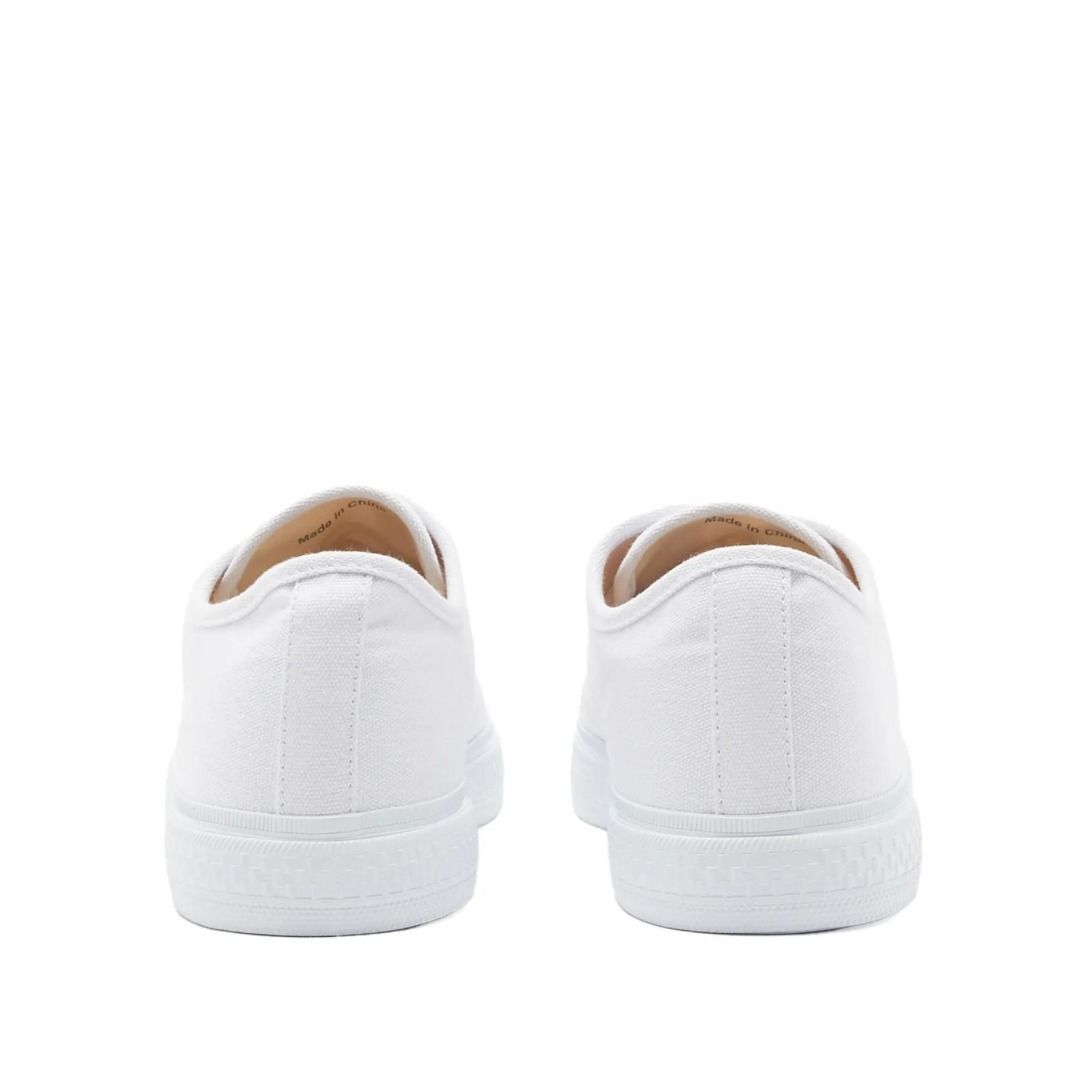 【Acne studios】アクネ スニーカー キャンバス ホワイト/BK Acne studios】アクネ スニーカー キャンバス ホワイト/BK (Acne
