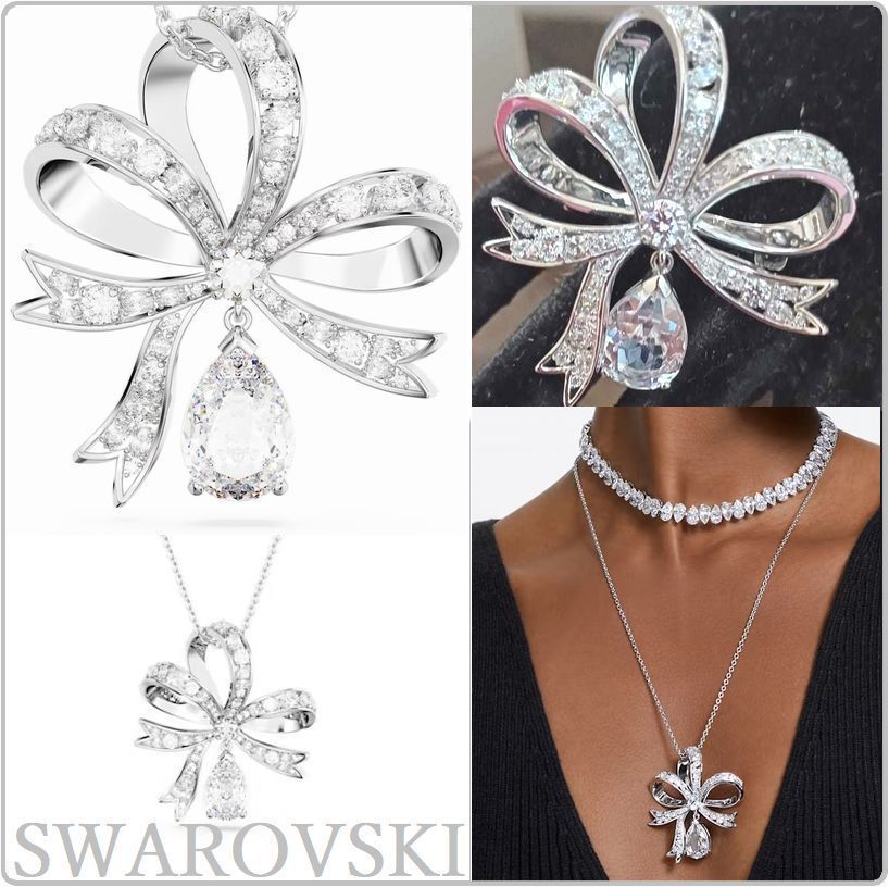 SWAROVSKI スワロフスキー Voltaリボンペンダント追跡送料関税込
