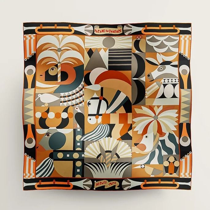 大人気☆HERMES カレ90 Parade en Fanfare (HERMES/スカーフ