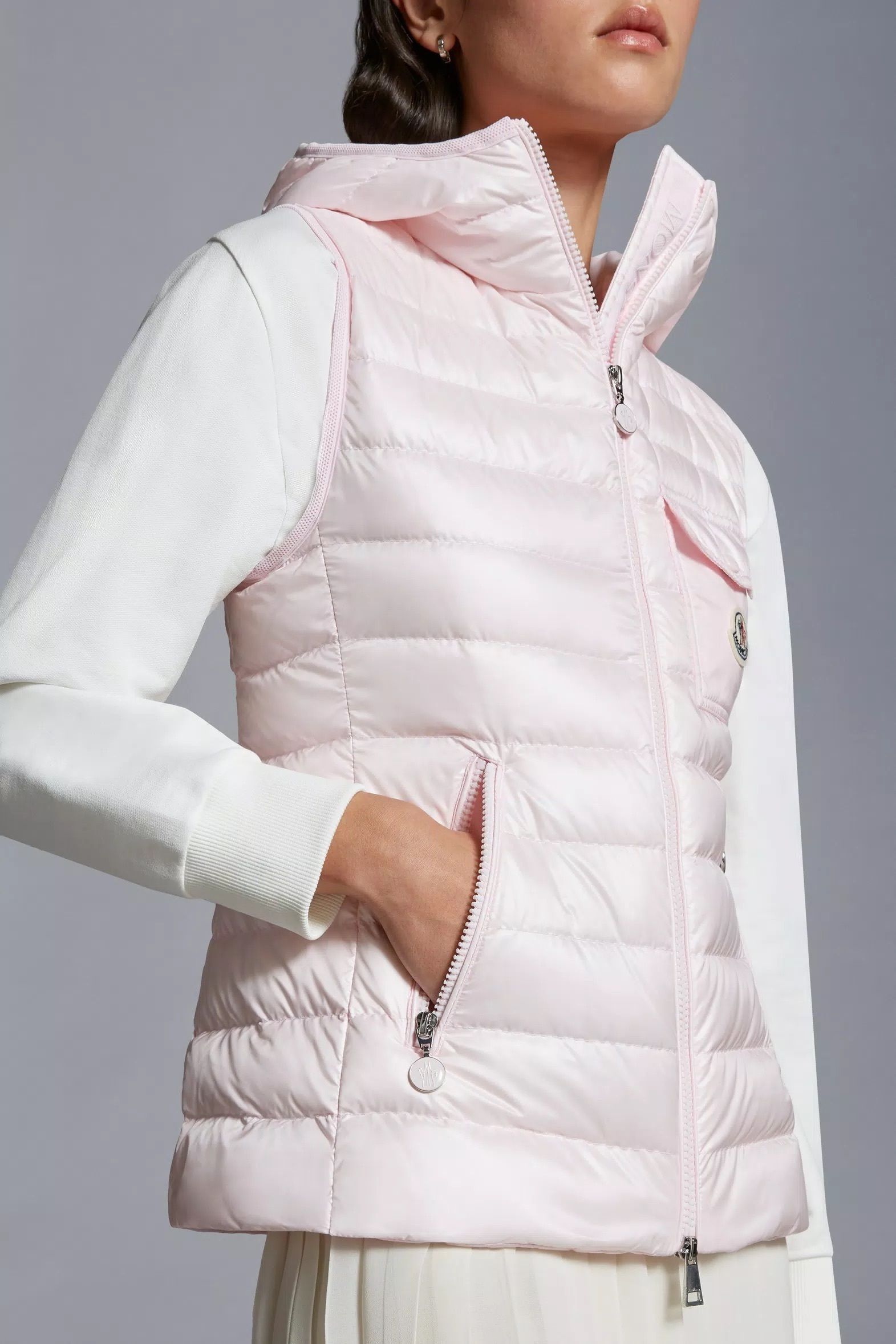 【MONCLER】GLYGOS ダウン ジレ MONCLER モンクレール ダウンベスト GLYGOS ジレ ブラック