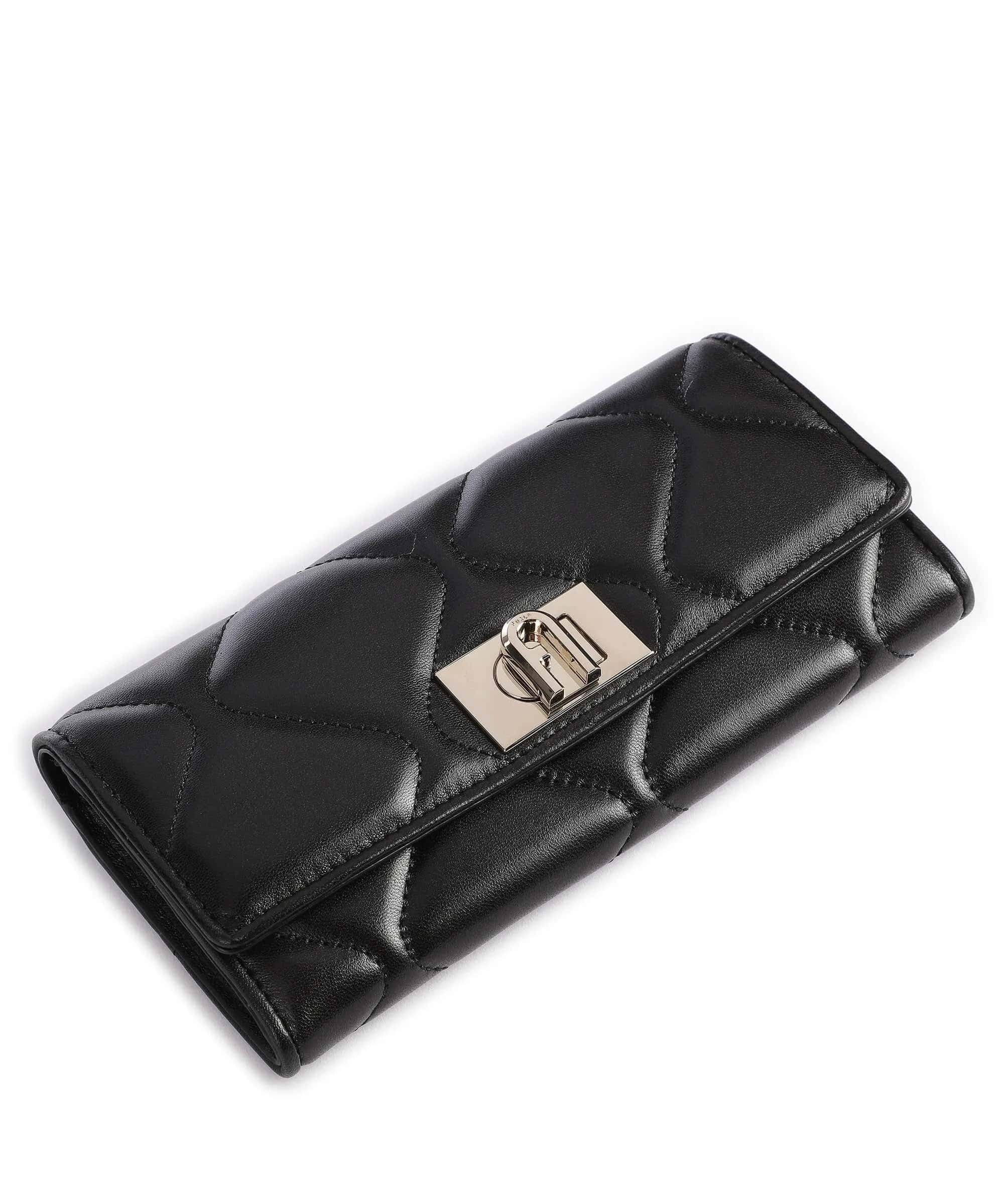 FURLA ネイビー レザー 長財布（フルラ FURLA MAN PROJECT