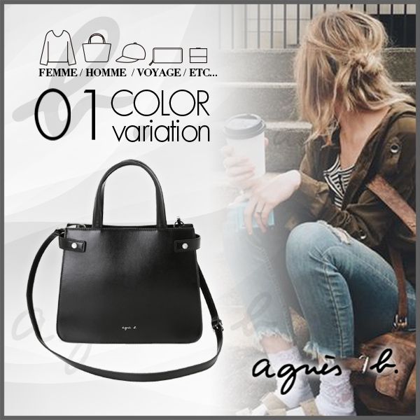 【agnes b.】アニエスベー WAS02−01 2wayトートバッグ agnes b.（アニエスベー）の「2wayトートバッグ (WAS02A－01