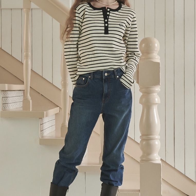 RONRON】Henryneck Long Sleeve (RONRON/Tシャツ・カットソー
