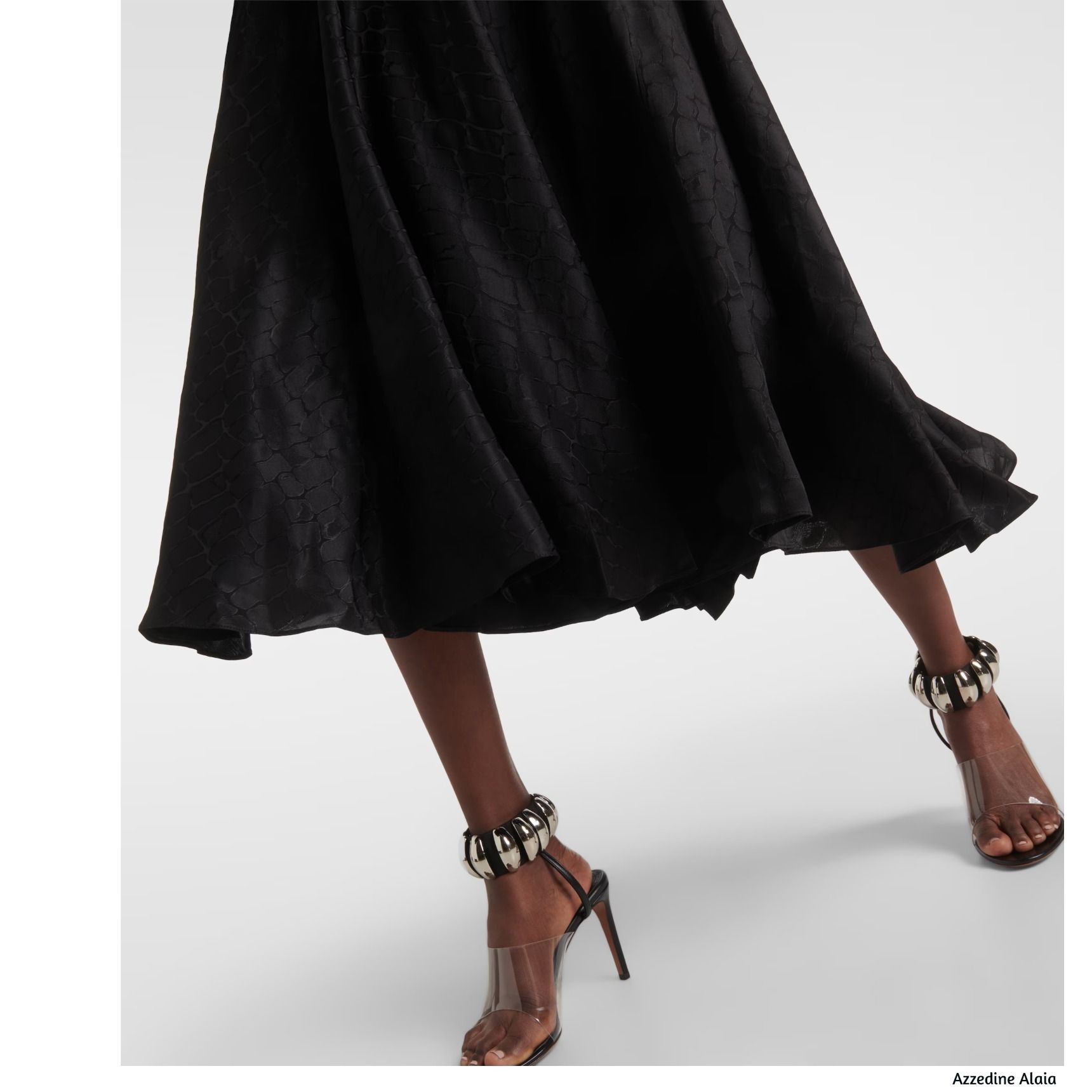 ALAIA アライア ワンピース Tie-neck silk-blend midi 877933 ALAIA アライア ワンピース Tie-neck silk-blend midi 877933
