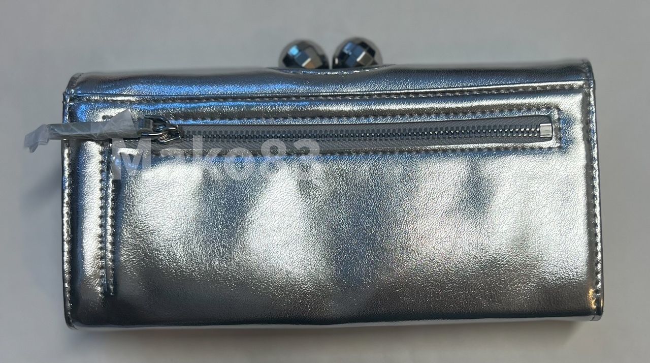 【上品】 TED BAKER】希少！Dissco メタリックボールがま口財布 (TED 小物